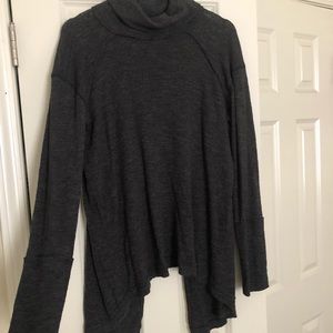 Open back turtleneck